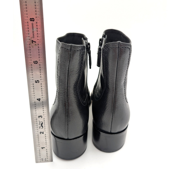 Cole Haan Naia Pointed Toe Block Heel Booties Women's Black Size US6.5B - Picture 4 of 9